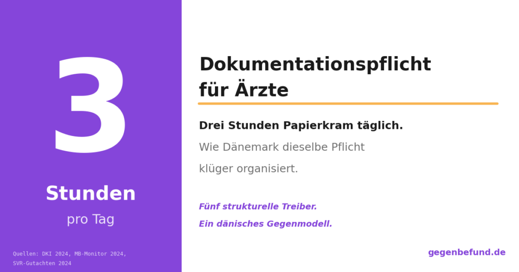 Drei Stunden Papierkram pro Tag, und was Dänemark anders macht